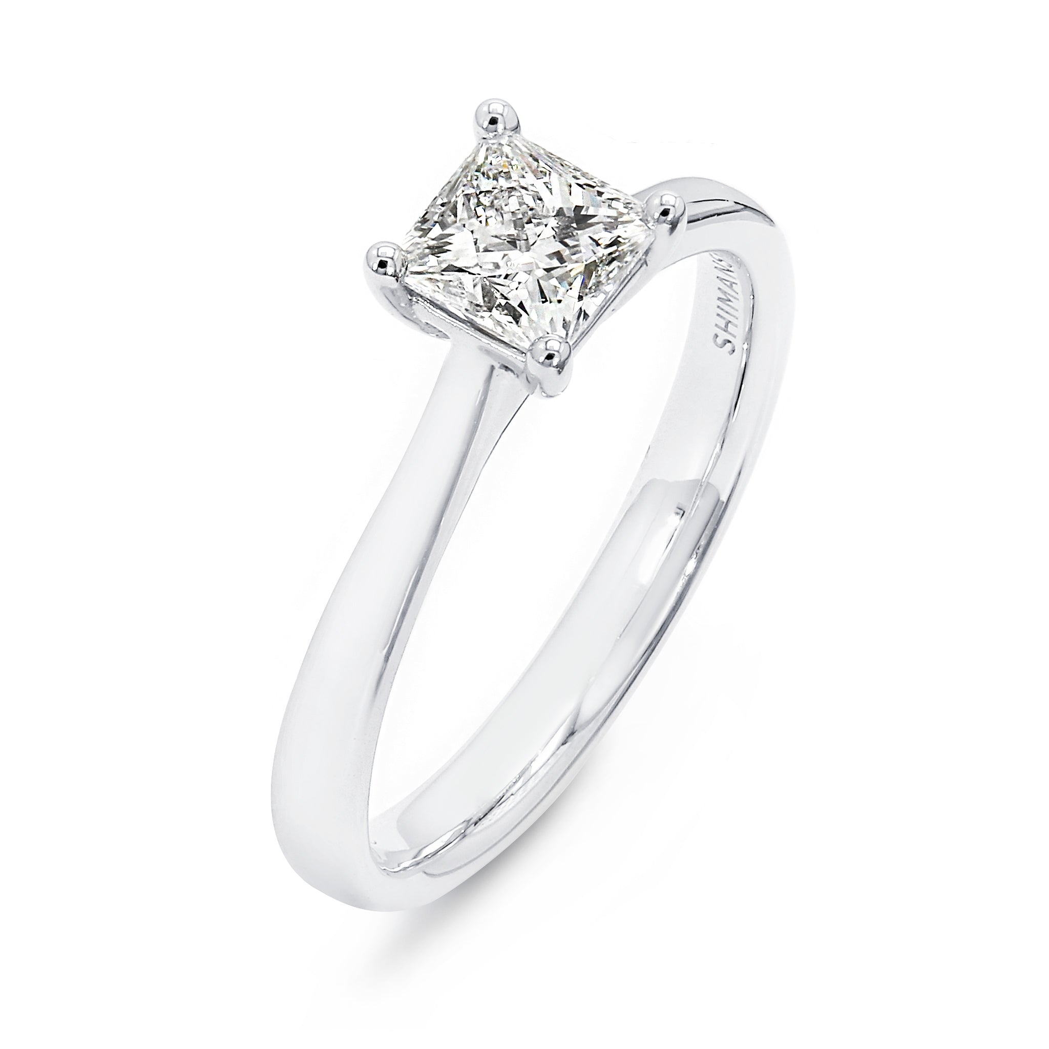My Girl Solitaire 0.70 Carat Diamond Engagement Ring  | 18K White Gold - SHIMANSKY.CO.ZA