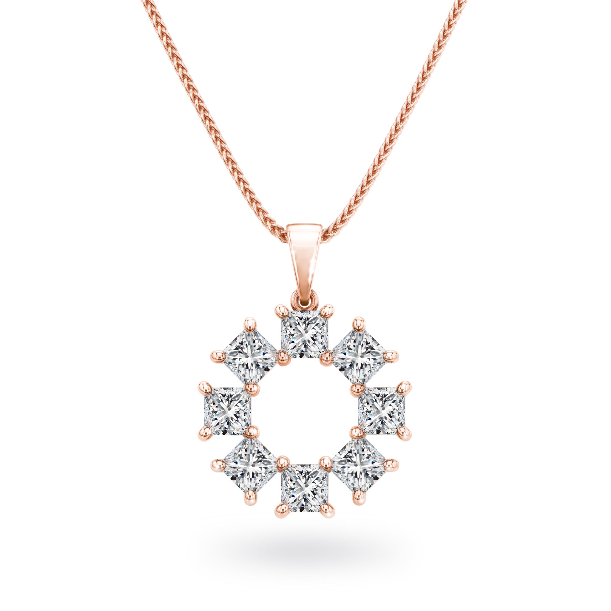 Shimansky - My Girl Lucky 8 Diamond Pendant 0.60ct Crafted in 18K Rose Gold