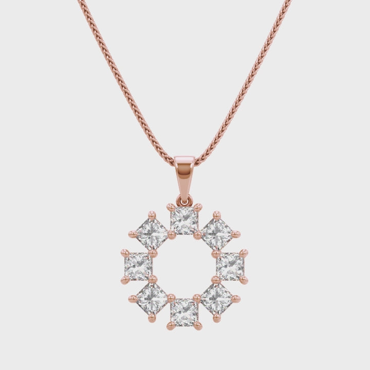 Shimansky - My Girl Lucky 8 Diamond Pendant 0.60ct Crafted in 18K Rose Gold Product Video