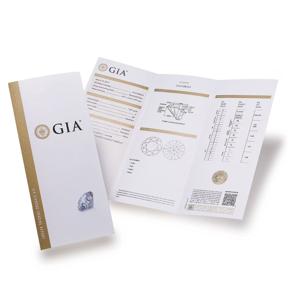 Shimansky Jewellery GIA Diamond Grading report brochure