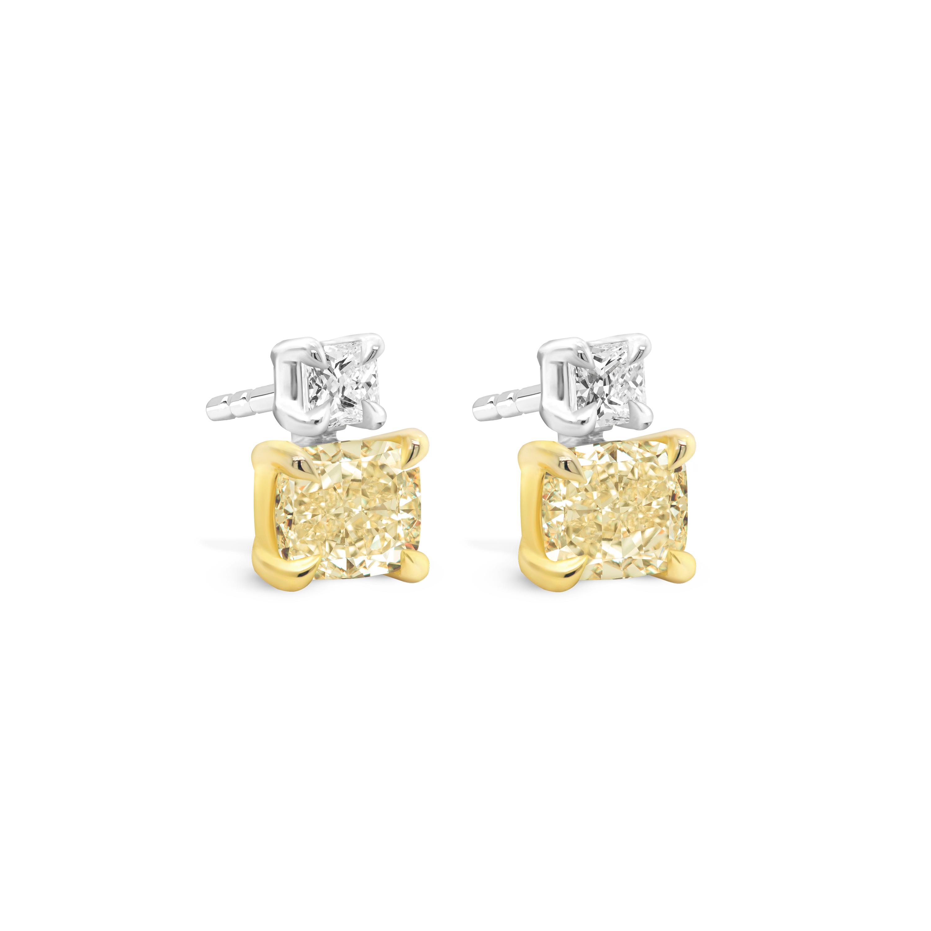Yellow Diamond Earrings Shimansky