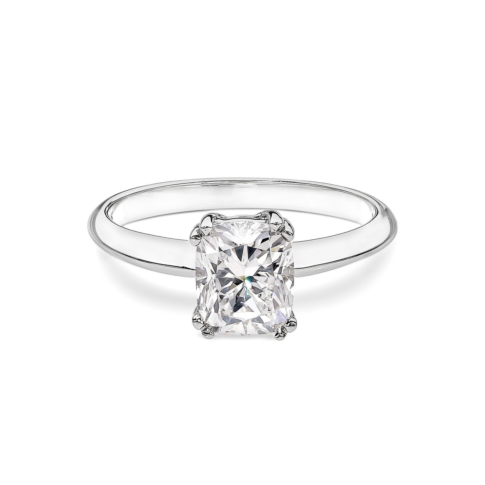 Solitaire Diamond Engagement Ring - Front View - SHIMANSKY.CO.ZA