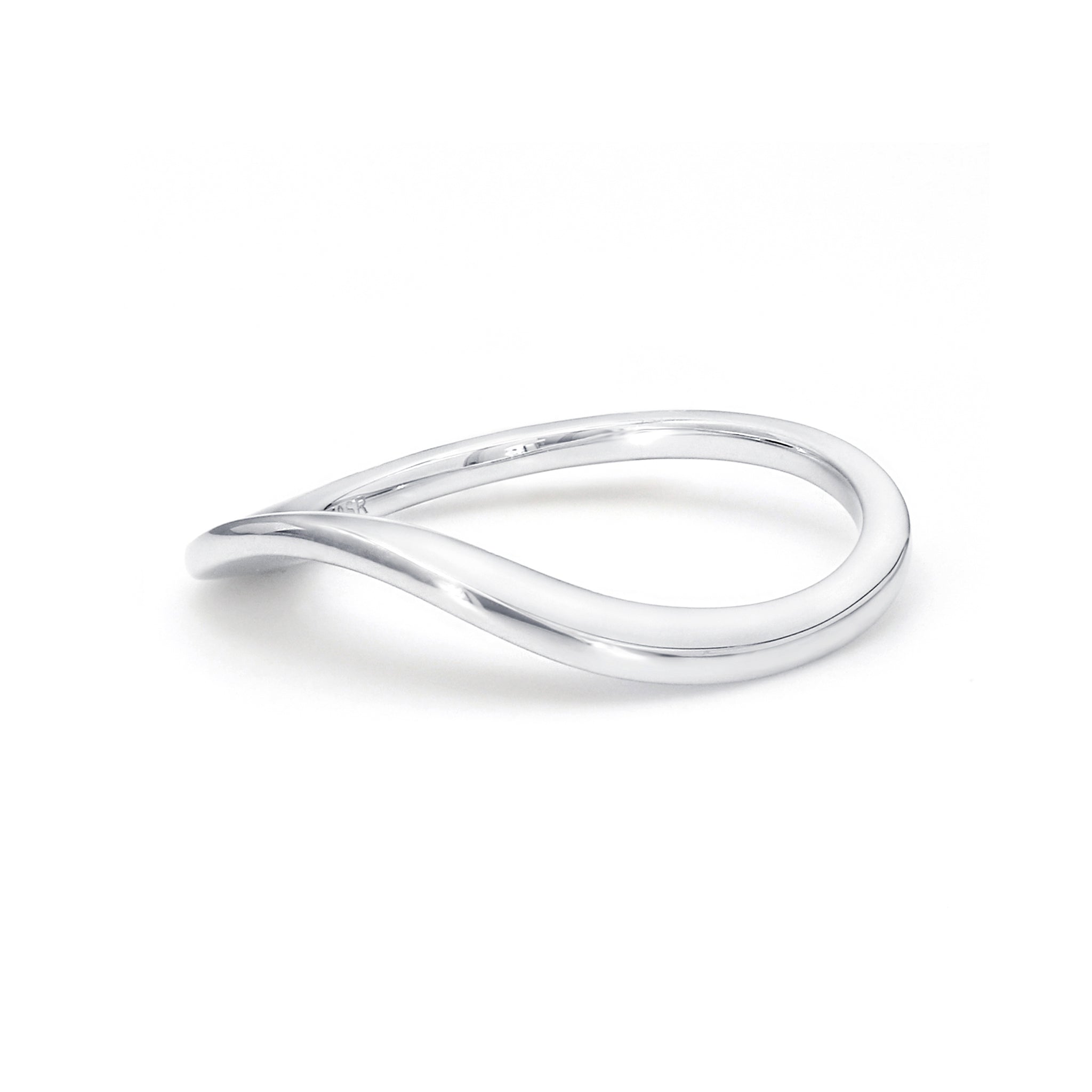 Shimansky - Silhouette Wedding Band crafted in 18K White Gold