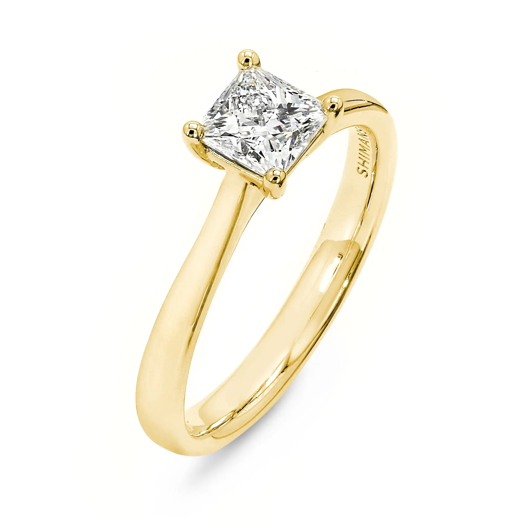 My Girl Solitaire 0.70 Carat Diamond Engagement Ring  | 18K Yellow Gold - SHIMANSKY.CO.ZA