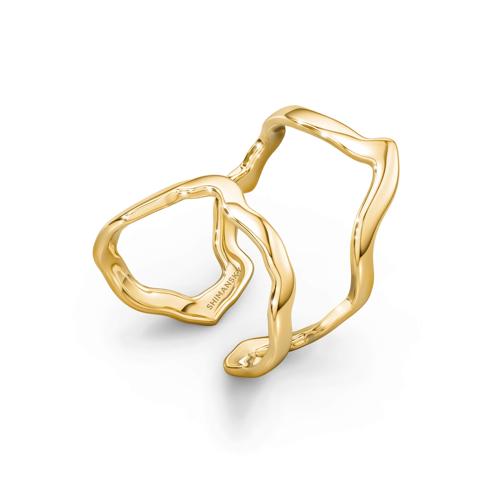 My Africa Wrap Ring in 14K Yellow Gold 3D View