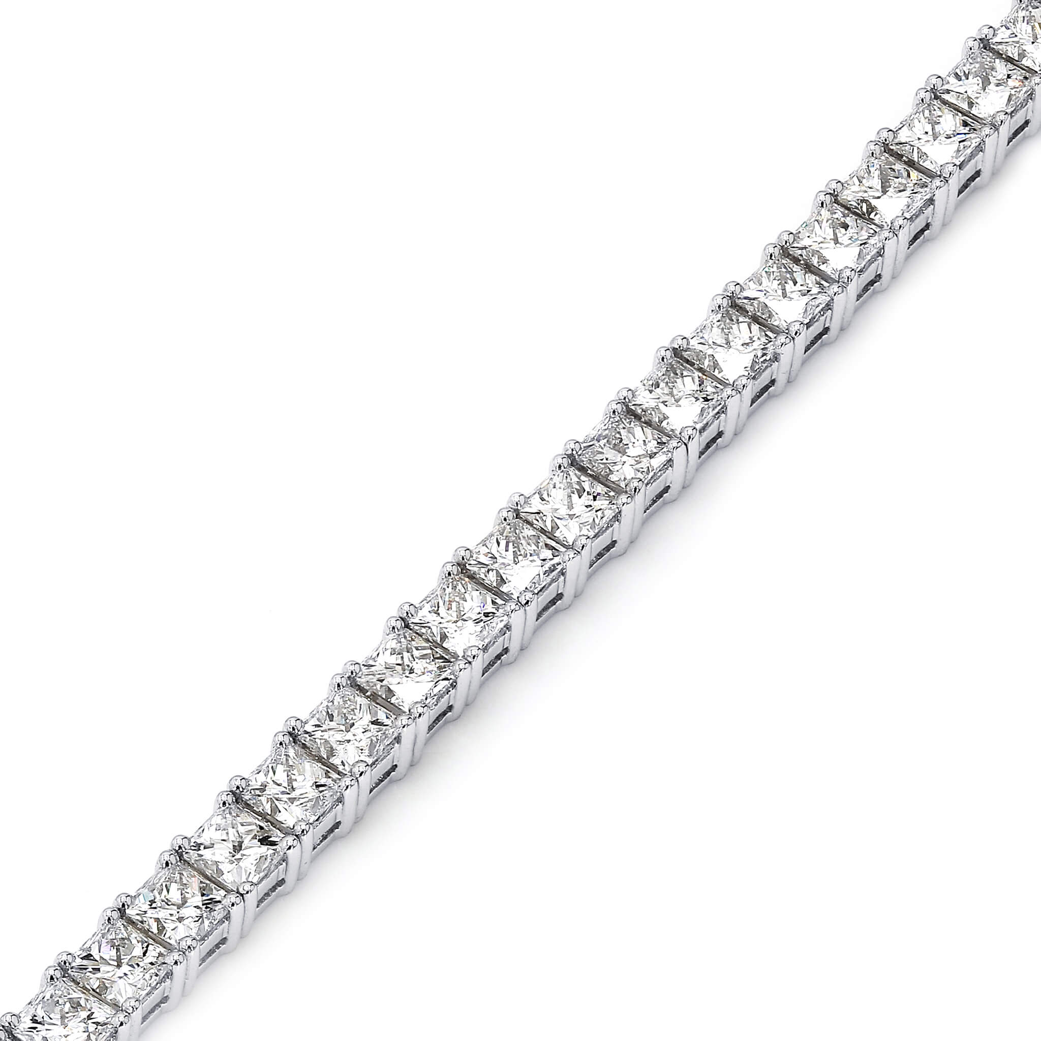 My Girl Diamond Tennis Bracelet 12.50 Carat  Platinum 3D View