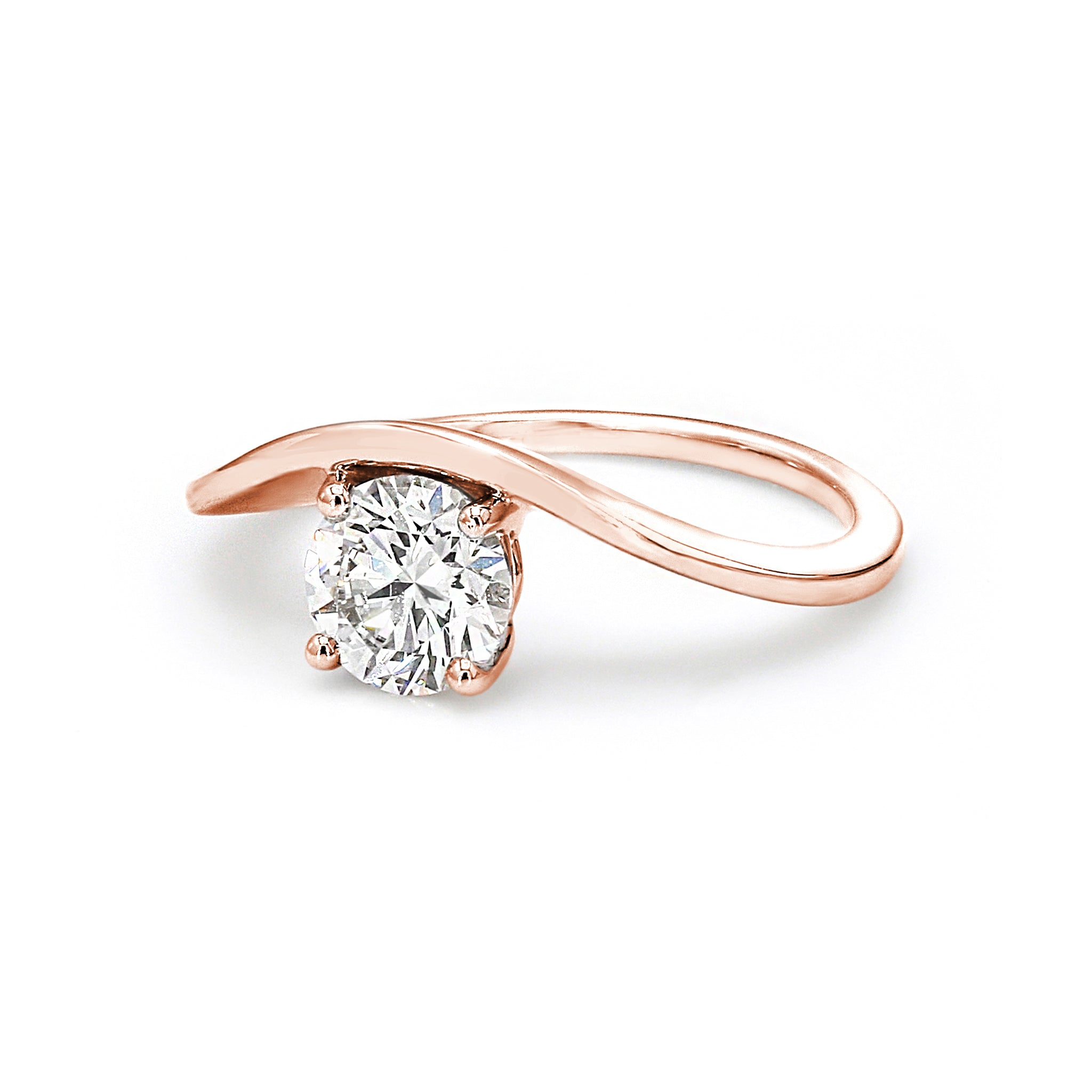 Shimansky - Silhouette Diamond Engagement Ring 1.00ct Crafted in 18K Rose Gold