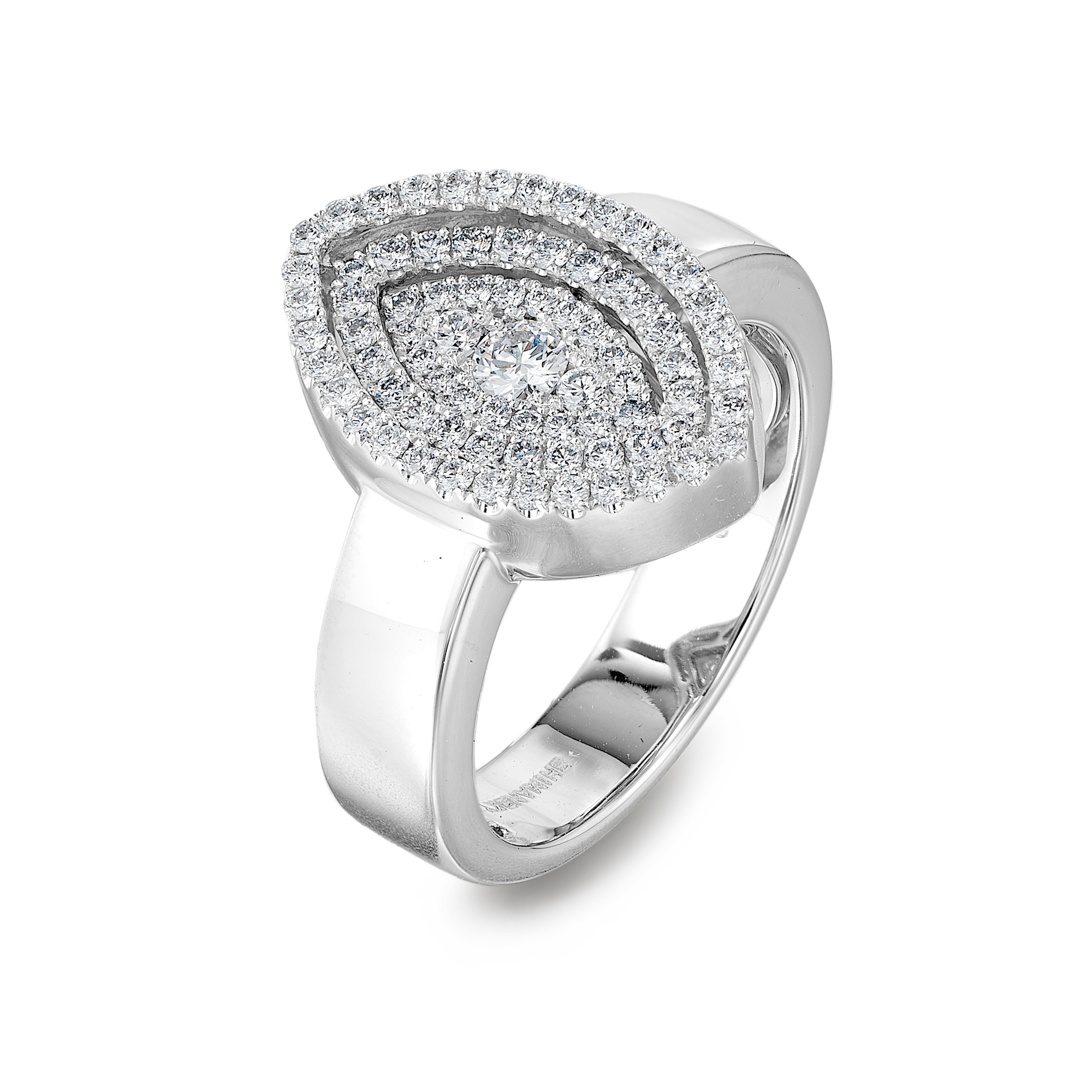 Shimansky - Starlight Diamond Marques Ring 0.60ct crafted in 18K White Gold
