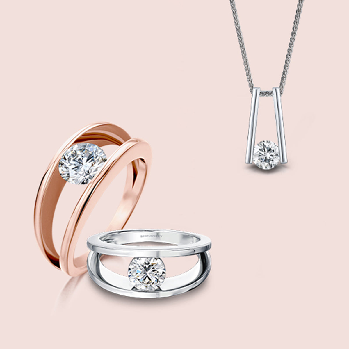 Shimansky Signature Millennium Collection Jewellery Rings and Pendant
