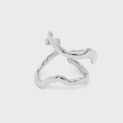 My Africa Wrap Ring in 14K White Gold 3D View
