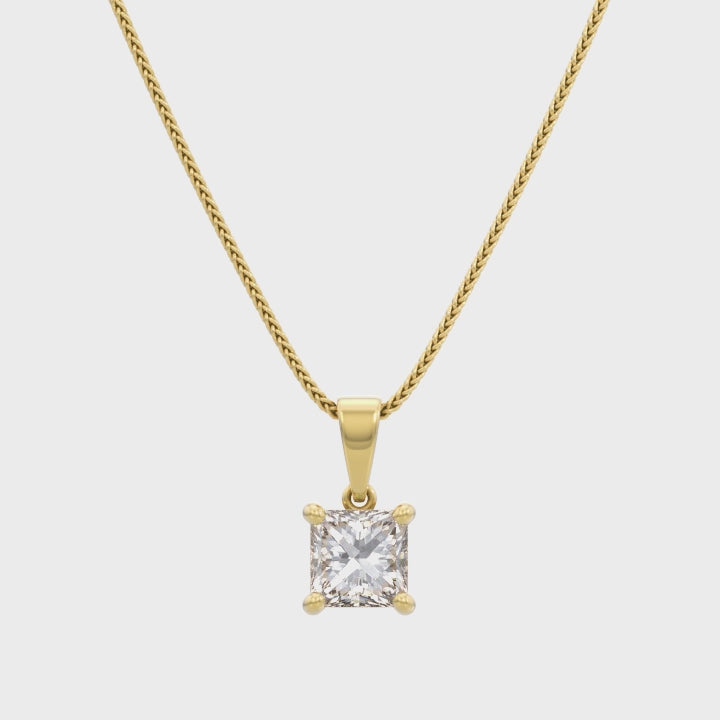 Shimansky - My Girl Solitaire Diamond Pendant 0.70ct Crafted in 18K Yellow Gold Product Video