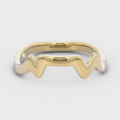 Shimansky - Table Mountain Ring Crafted in 14K Yellow Gold Product Video