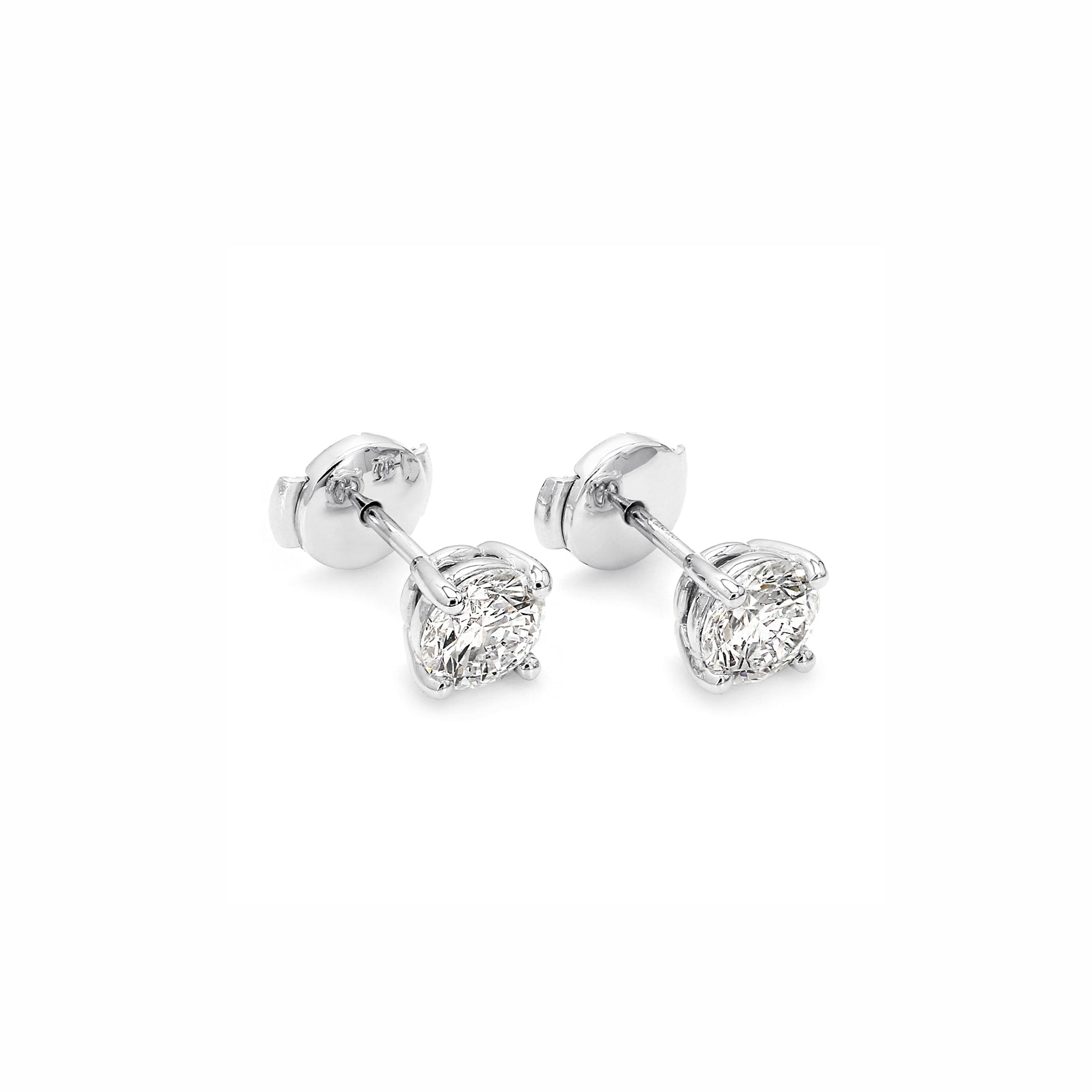 Shimansky - Classic Diamond Solitaire Earrings 1.40ct in 18K White Gold