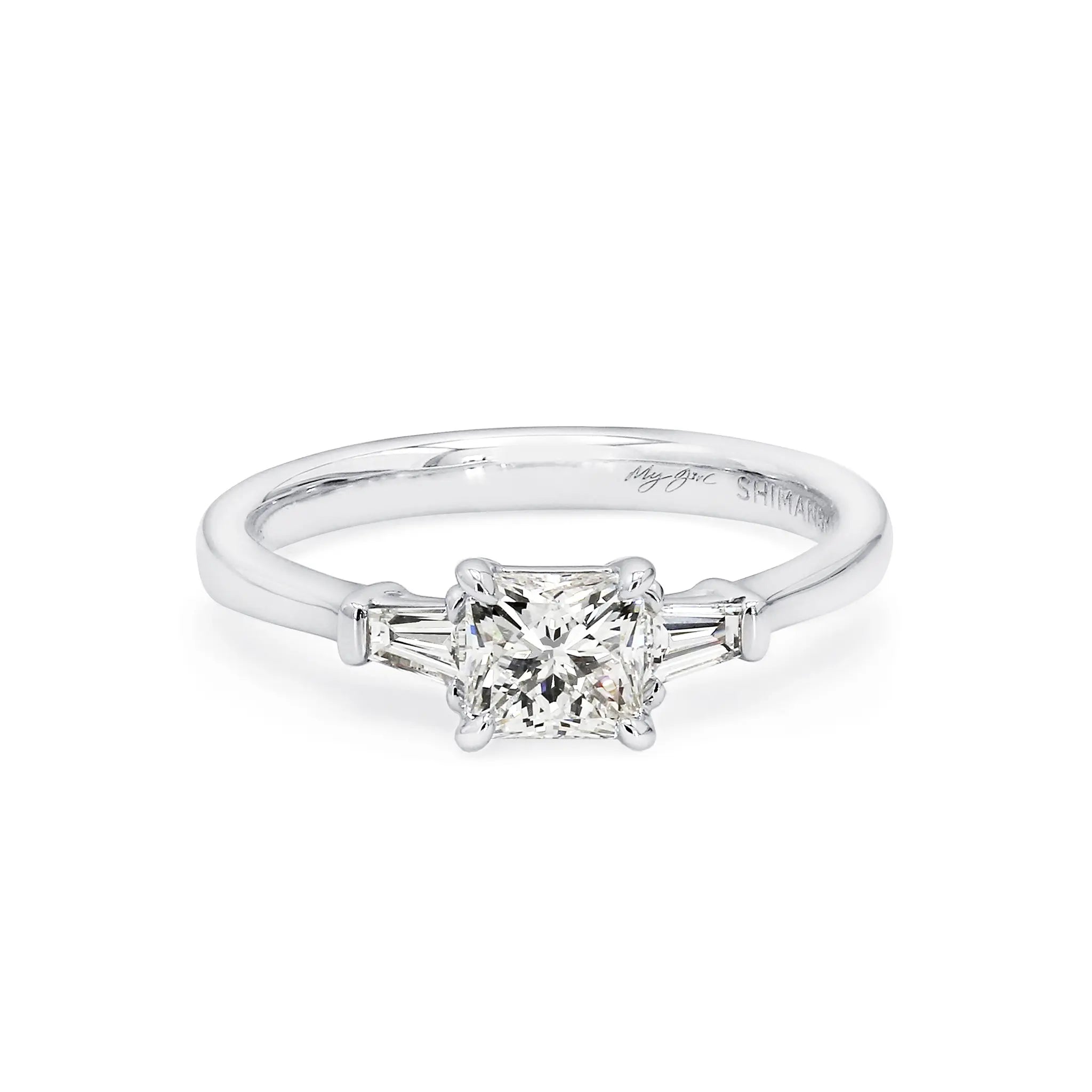 Shimansky - My Girl Dahlia Diamond Engagement Ring 0.30ct Crafted in 18K White Gold