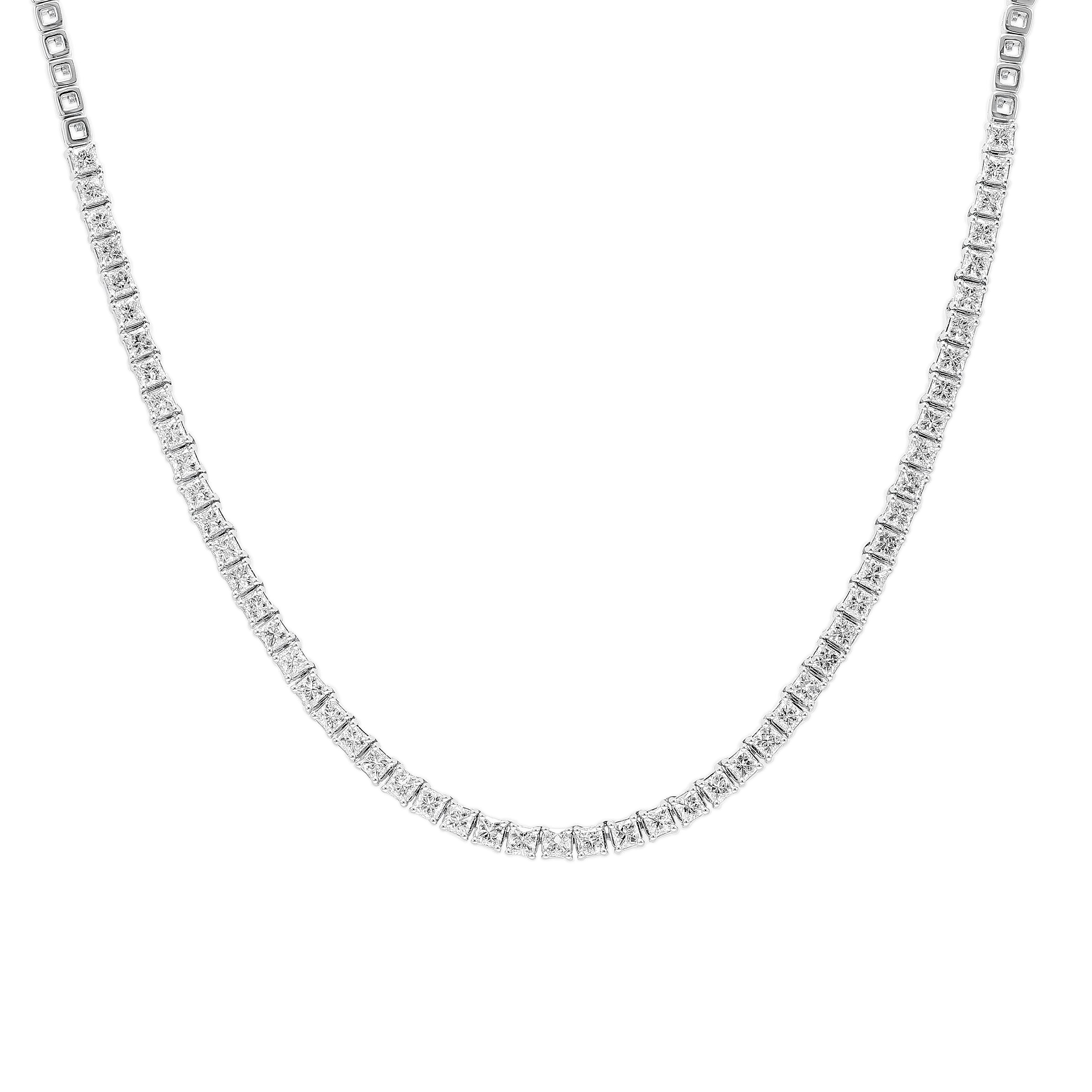 Shimansky - My Girl Diamond Tennis Necklace 4.97ct Crafted in 18K White Gold
