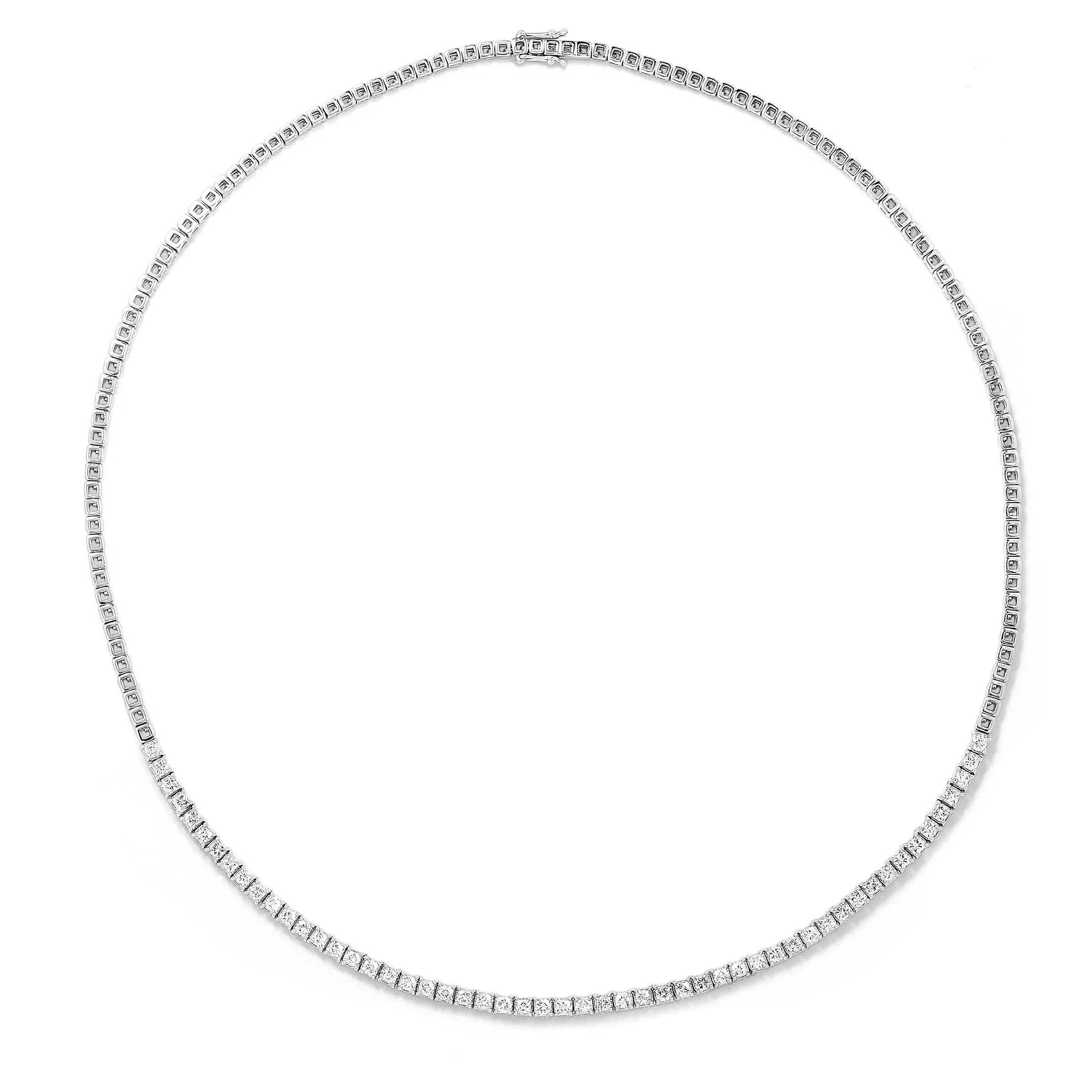 Shimansky - My Girl Diamond Tennis Necklace 4.97ct Crafted in 18K White Gold