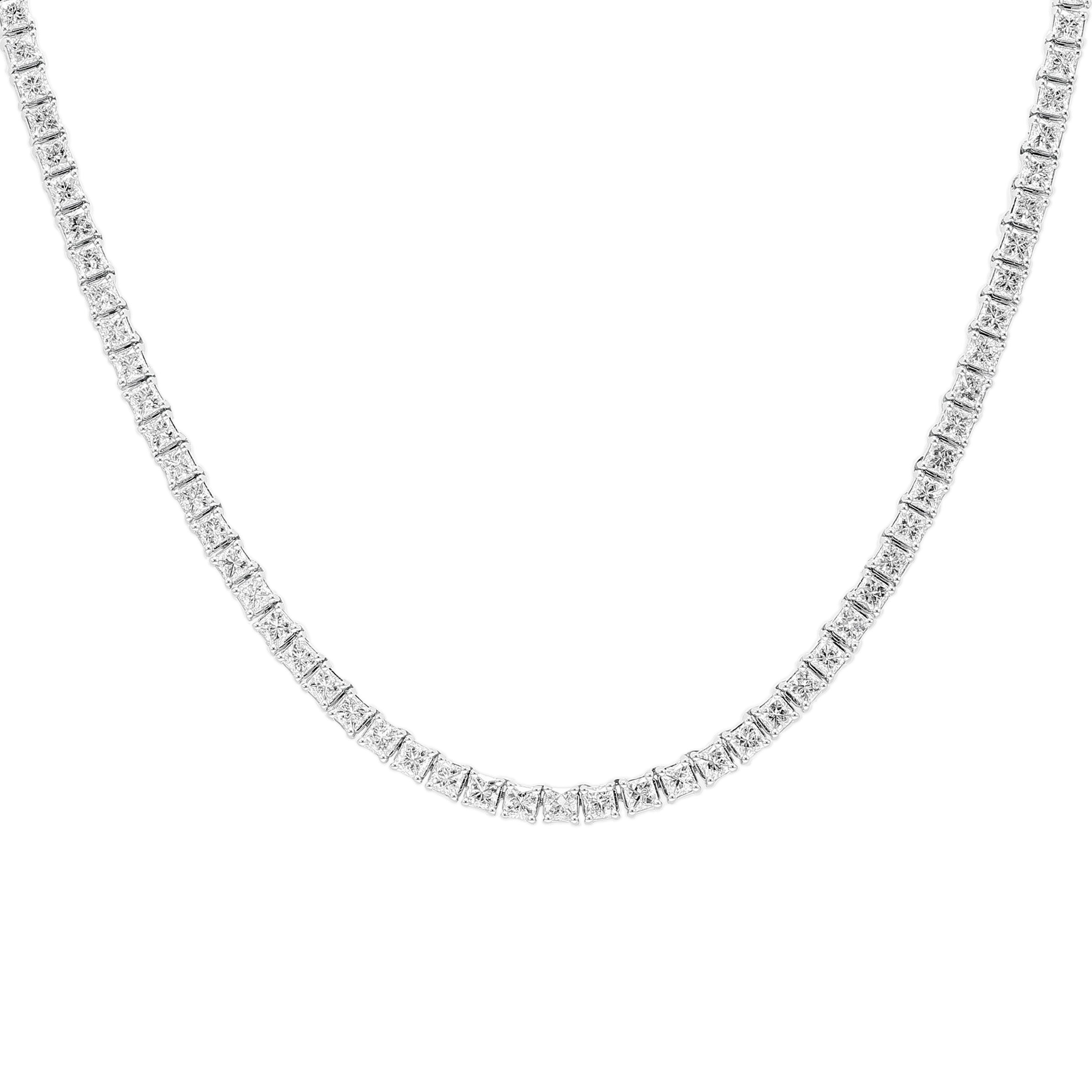 Shimansky - My Girl Diamond Tennis Necklace 25.60ct Crafted in 18K White Gold