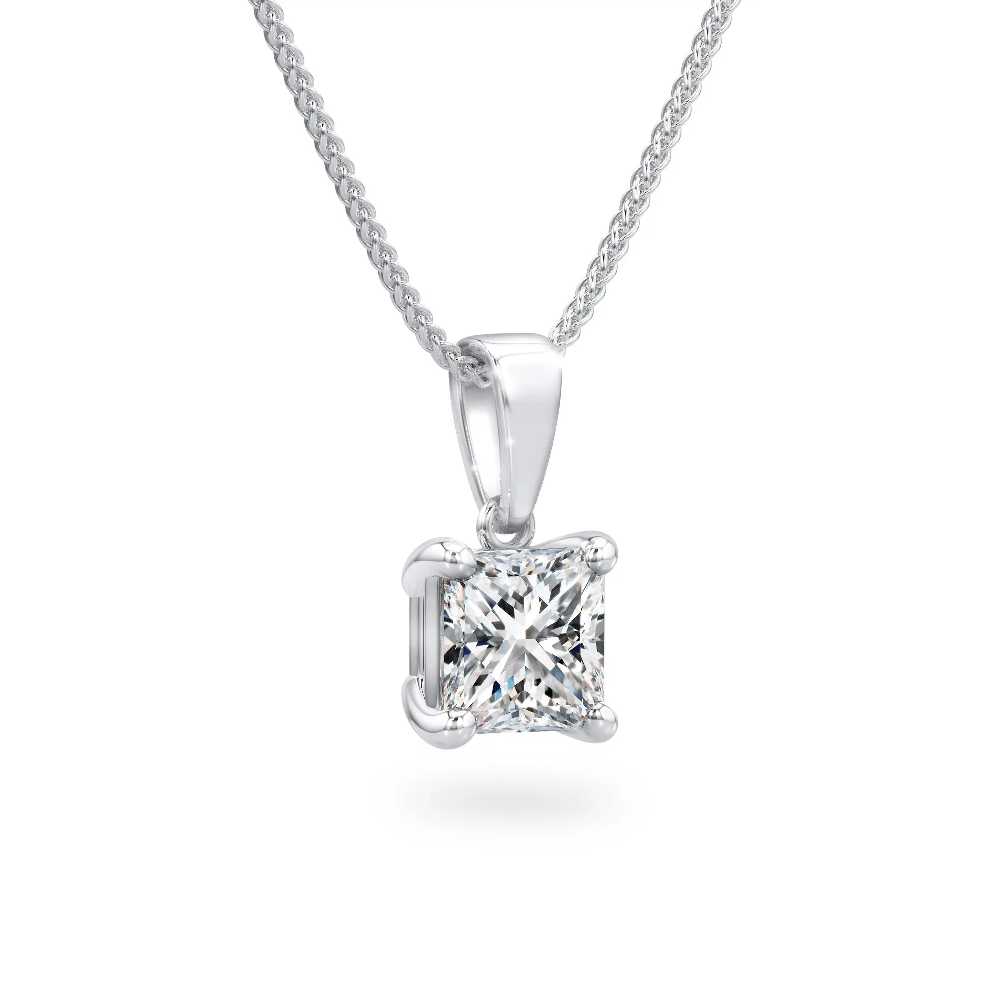 Shimansky - My Girl Solitaire Diamond Pendant 1.00ct Crafted in 18K White Gold