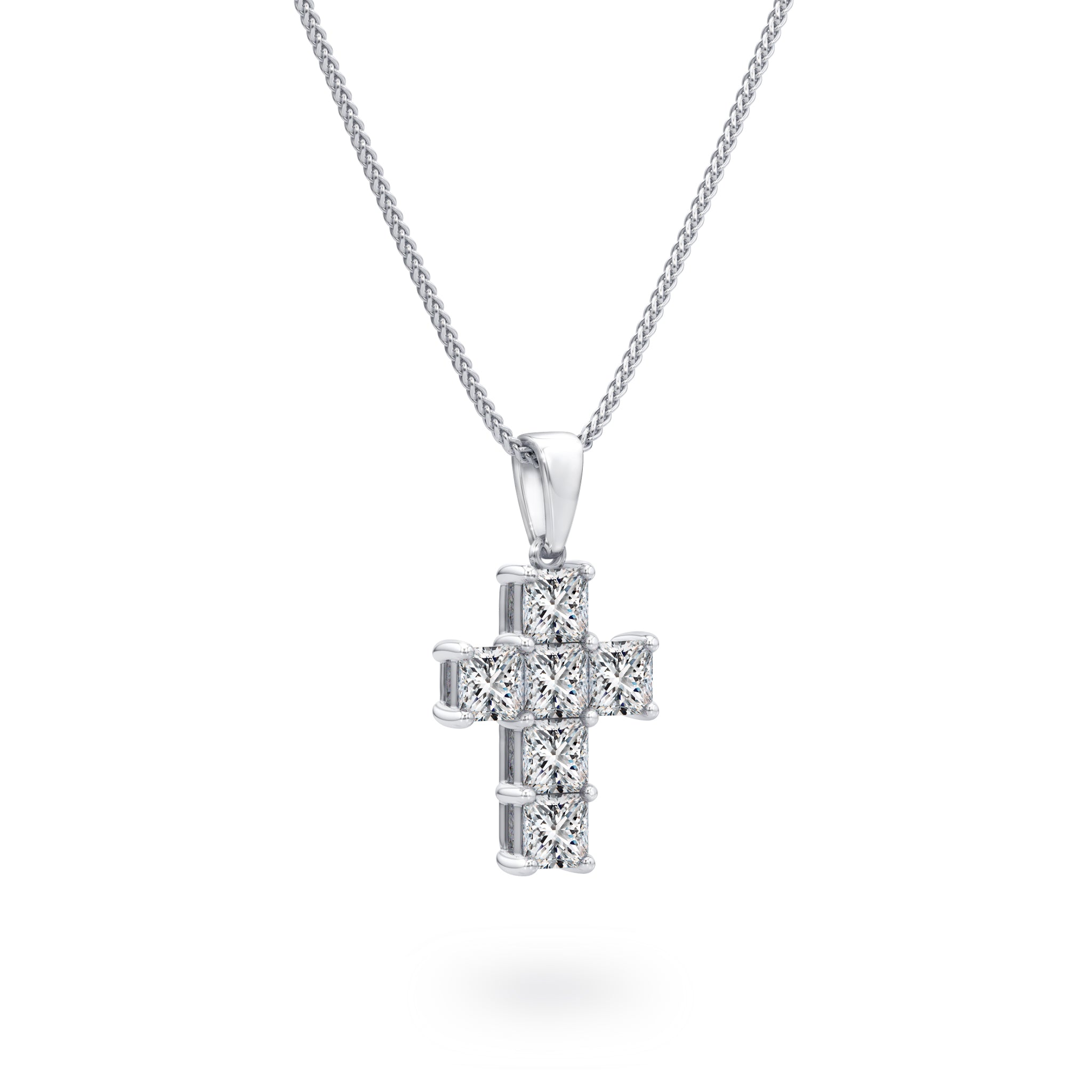 Shimansky - My Girl Diamond Cross Pendant 1.00ct Crafted in 18K White Gold