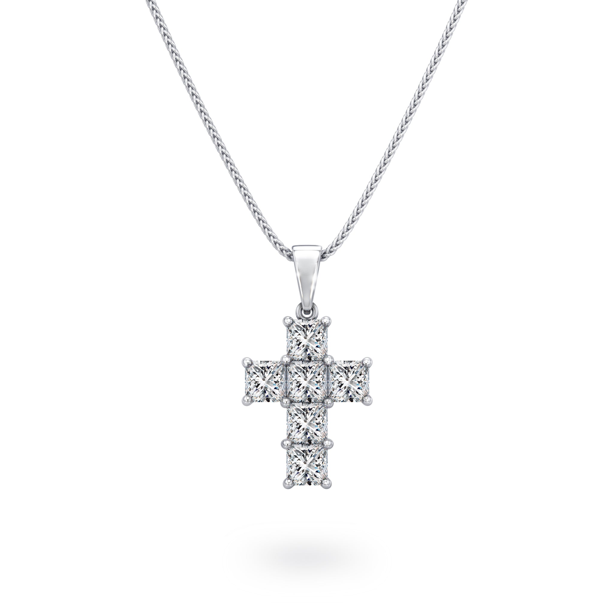 Shimansky - My Girl Diamond Cross Pendant 1.00ct Crafted in 18K White Gold