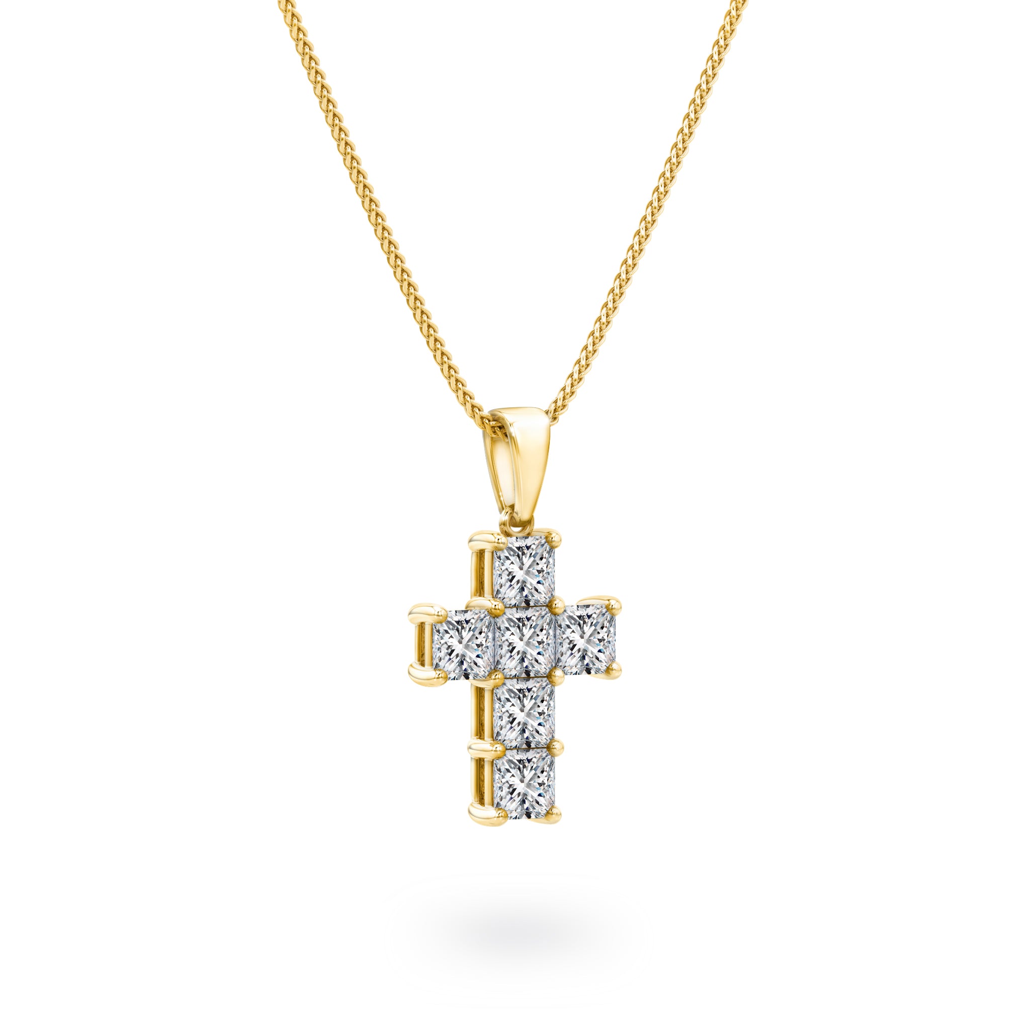 Shimansky - My Girl Diamond Cross Pendant 1.00ct Crafted in 18K Yellow Gold