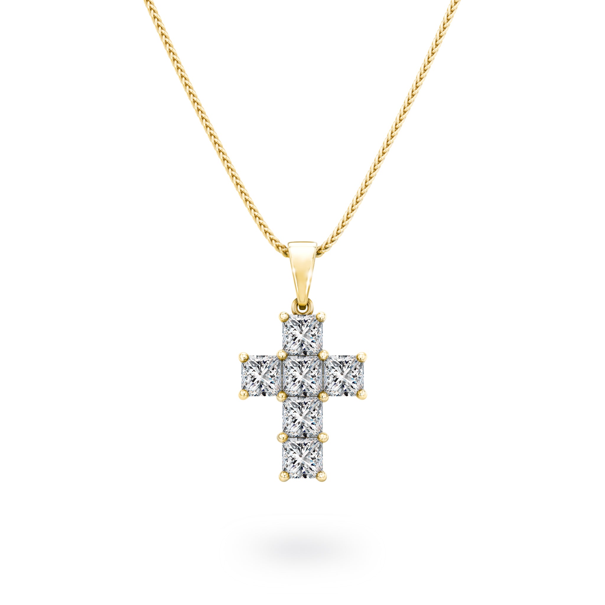 Shimansky - My Girl Diamond Cross Pendant 1.00ct Crafted in 18K Yellow Gold