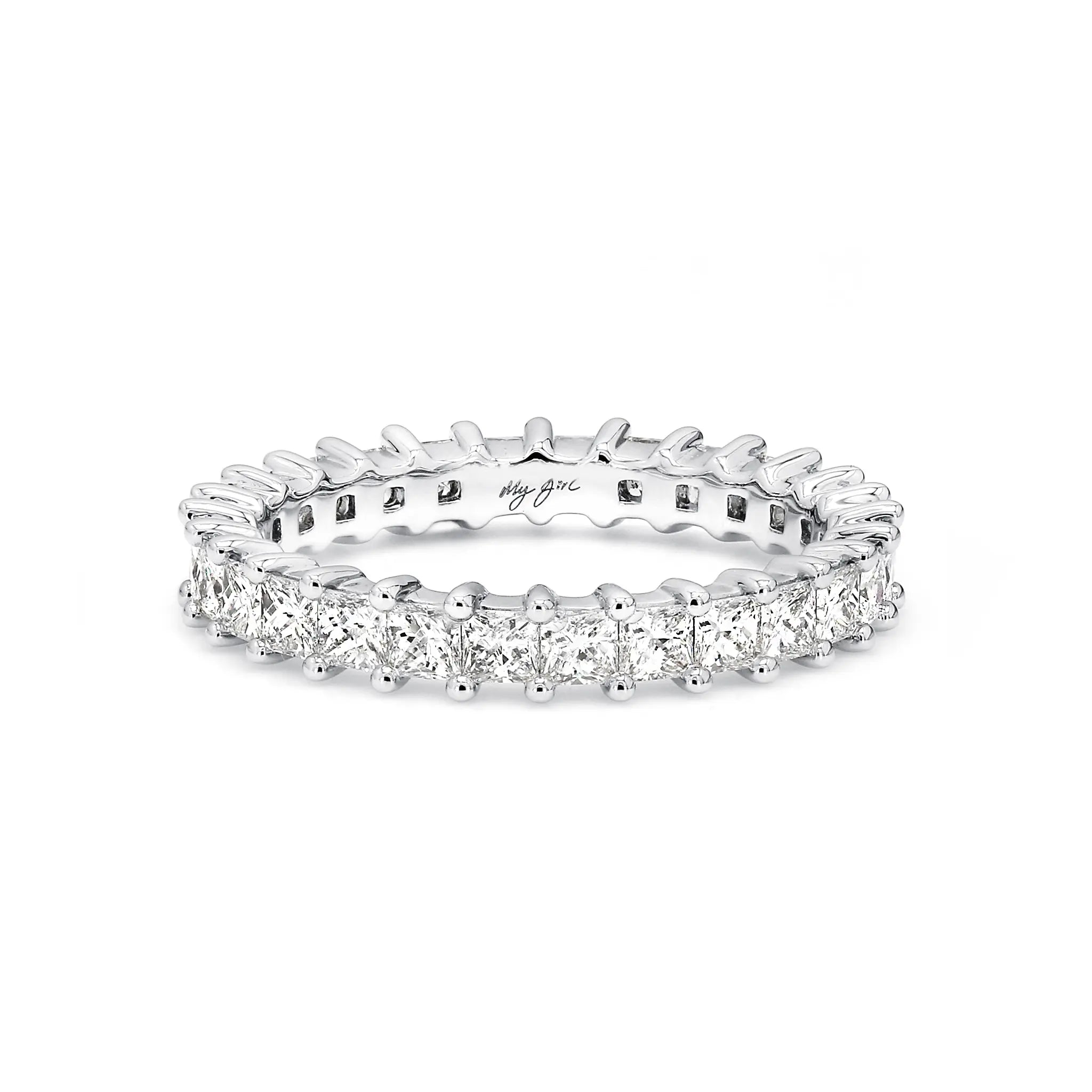 Shimansky - My Girl Claw set Full Eternity Diamond Ring 2.00ct Crafted in 18K White Gold