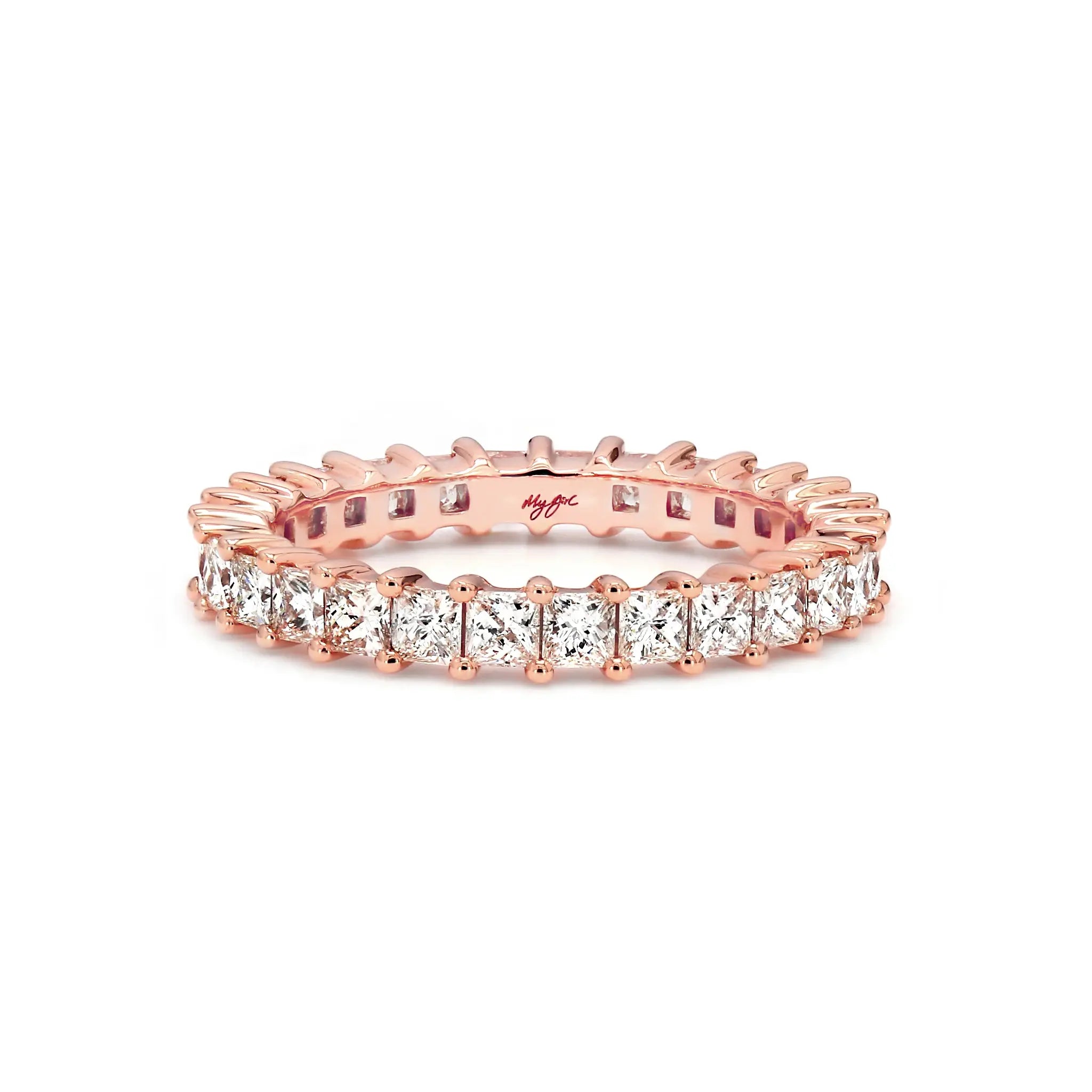 Shimansky - My Girl Claw set Full Eternity Diamond Ring 2.30ct Crafted in 18K Rose Gold