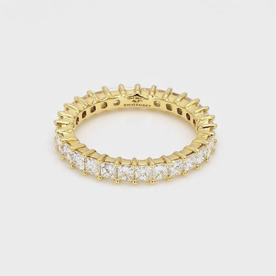 Shimansky - My Girl Claw set Full Eternity Diamond Ring 2.00ct Crafted in 18K Yellow Gold Product Video