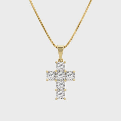 Shimansky - My Girl Diamond Cross Pendant 1.00ct Crafted in 18K Yellow Gold Product Video
